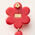 Kate Spade Floral Linear Earrings -  new york x Target Red nwt Photo 3