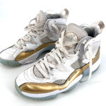 Jordan  Air Womens Jumpman‎ Size 8 White Gold Retro Basketball Shoes DR9631- 107 Photo 0