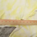 Alo Yoga alo Extreme Cropped Pullover Sweatshirt Yellow White Tie Dye size Medium NWT Photo 6