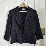Y2k glitter tie front blazer and skirt set Black Size 10 Photo 12