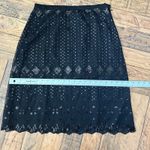 Grace Elements #19 Women's Black Sequin and Mesh Scalloped Hem Skirt by .  Sz: 8 Photo 5