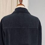 Ashley by 26 International Outerwear Women Black Courduroy Collared Shacket M Photo 6