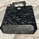 Victoria's Secret Victoria’s Secret Black Velvet Tote Bag Photo 4