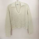 Madewell  Crochet Polo Sweater Photo 1