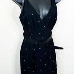 Giorgio Armani Vintage 90's Le Collezioni Dress Womens 6 Black Belted Polka Dots Photo 1