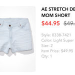 American Eagle  Jean Shorts Photo 4
