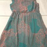 Hello Miss  Turquoise and Orange Dress Size M Photo 4