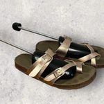 Madden Girl  Women’s Size 11 'BRYCEEE' Rose Gold Slip On Strappy Sandals Photo 0