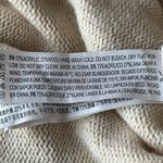 Forever 21 beige cowl neck fringed poncho, size M/L, wool blend Photo 4