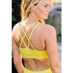 Zyia Active Womens Light & Tight Sports Bra Yellow Size Small Photo 1