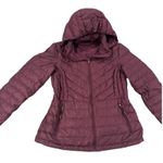 32 Degrees Heat Womens Hooded Packable Down Jacket Plum Purple Size Medium Photo 0