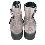 Aquatalia  Gray Suede Boots Booties Shoes size 9.5 Photo 4
