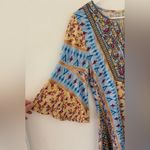 Soft Surroundings  Fifi Fit & Flare Embroidered Tunic Blouse 3/4 Bell Sleeves XS Photo 1