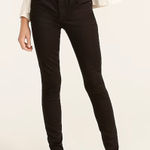 J. Crew Jeans Womens 26 True Black Denim 8" Toothpick Skinny Cotton Photo 0