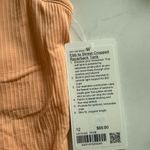 Lululemon NWT  Heathered Peach Bellini Ebb Cropped Tank Photo 1