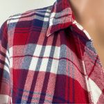 Kenneth Cole Reaction | Plaid Flannel Shirt Red Size M Photo 5