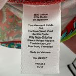 Talbots Women's Large Floral Print 3/4 Sleeve Cotton Modal Spandex Top Photo 5