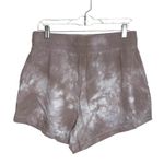 All In Motion Brown & White Tie Dye High Rise Lounge Shorts Photo 4