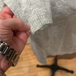 Lilla P heathered gray and blue 3/4 sleeve v Photo 2