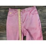 St. John Sport Pants Size 4 Metallic Shine Pink High Waist Straight Leg Dress Photo 3
