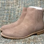 Eileen Fisher Rich Ankle Bootie in Earth Suede Photo 1