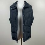 Kenneth Cole  Reaction G-III Down Feather Vest L Black‎ Sleeveless Zip Snap Photo 6
