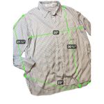 The Frankie Shop  Striped Oversized Button Down Shirt Dress XL Photo 2