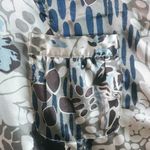 BCBG MaxAzria XS Animal Print Satin Fitted Top Photo 8