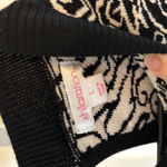 Xhilaration  NWT Women's Black White Print Sleeveless Sweater Dress Size L Photo 3