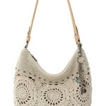 The Sak  Sequoia Crochet Medium Hobo Shoulder Bag Photo 0