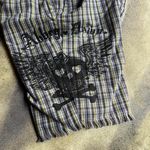 Vintage Plaid Skull Print Capri Shorts Size L Photo 1