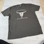 Next Level Apparel Yellowstone Dutton Ranch Graphic Tee Gray Unisex XL Photo 4