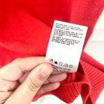 Reformation Reese Cashmere Tank V-Neck Orange Sweater Size L Photo 4