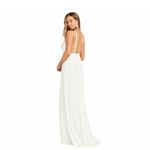 Show Me Your Mumu Amanda Halter Maxi Dress Size S White Bridal Angel Graduation Photo 7