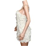 Tularosa Kimmy 3D Floral Appliqué Mini Dress, Ivory, Medium Photo 9