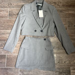 Pull & Bear  Cropped Blazer and mini Skirt Set Photo 0