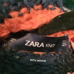 ZARA  Knit Muli-Color Striped Mohair Blend Cropped Sweater Photo 5