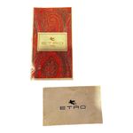 ETRO Vintage Paisley Bag Leather Briefcase Travel Office Dual Top Handle Lined Photo 5