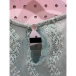 Iz Byer  Mint Green Lace Tank Top Keyhole Back Size L Photo 2