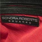 Sondra Roberts  Red and Black Quilted Shoulder Bag Photo 7