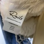 Rails  Ramsey fur denim embroidered jacket medium Photo 8