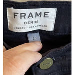Frame ‎ Denim Women’s Size 26 Le Skinny De Jeanne Jeans Black Distressed Grunge Photo 2