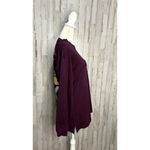 Victoria's Secret PINK Women's Maroon Long Sleeve Pullover Shirt Size Small Photo 2