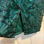 Boohoo Green Sequin  Dress Size US 4 Photo 5