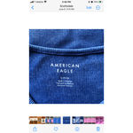 American Eagle  Outfitters Aerie Shirts Blue & Pink Short Sleeve Women Size Small Photo 6
