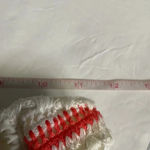 Aerie  Crocheted bikini bottoms  NWT Cream and orange/red stripes Size XXS Photo 6