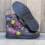 Yes We Vibe Flower Unisex Chelsea Combat … Black Size 11.5 Photo 1