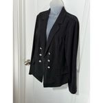 Maurice's NWT  Black Double Breasted Blazer XL Button School X-Large Career Work Photo 1