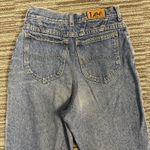 Lee VTG 80s  High Waisted Mom Jeans Light Stonewash Acid Wash Tapered Leg Grunge Photo 6