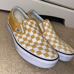 Vans yellow checkered Photo 0